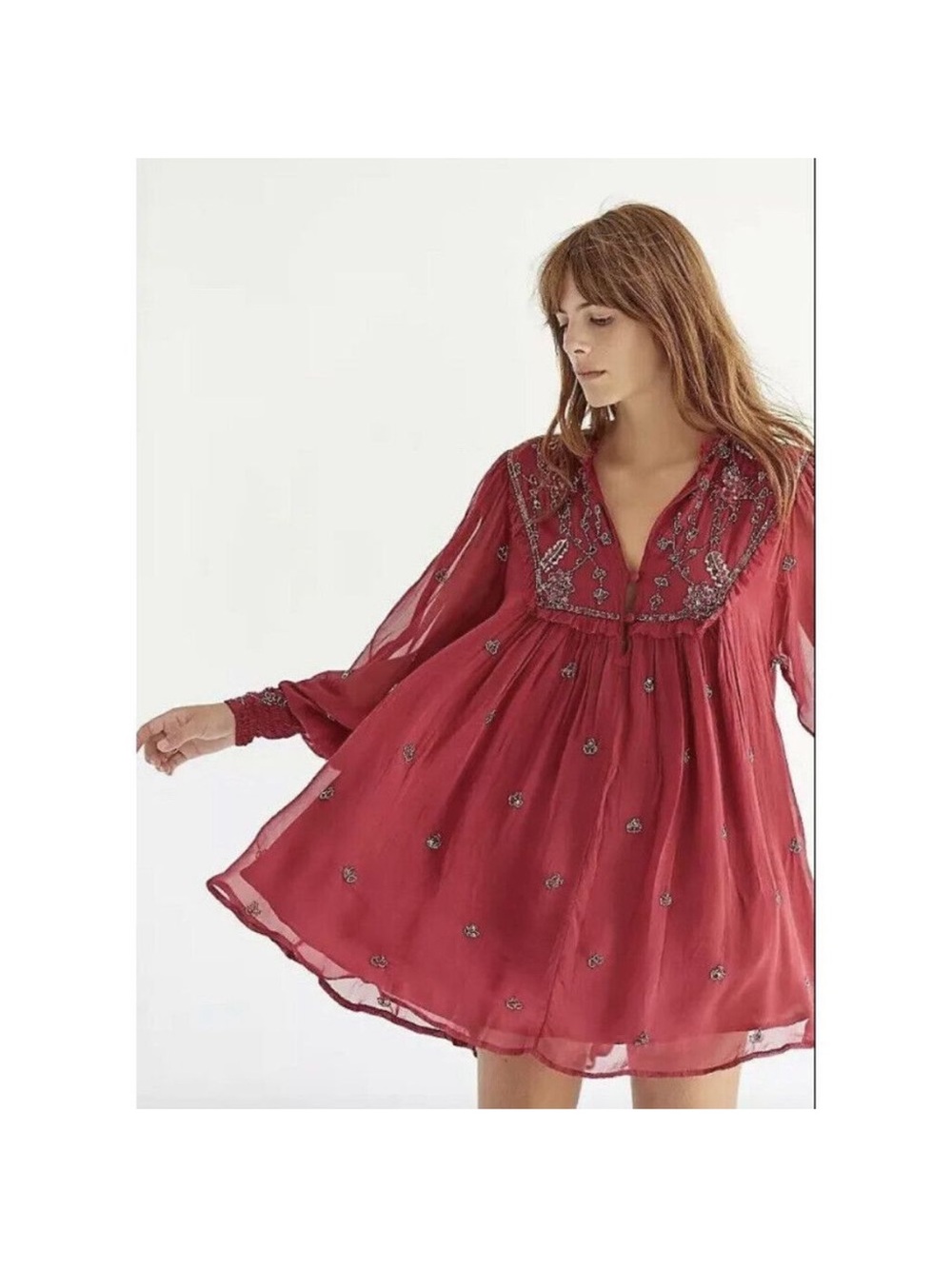 Free People Bali Golden Sun Dress - Picture 3 of 7